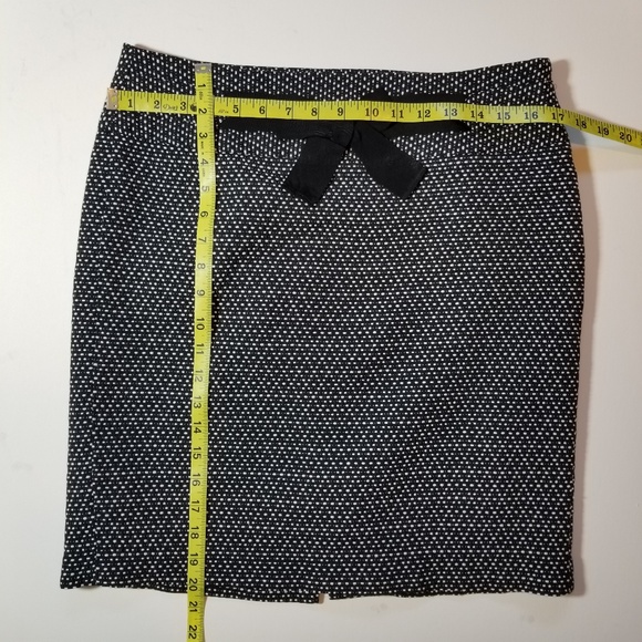 Ann Taylor Loft black and white skirt - Picture 4 of 6